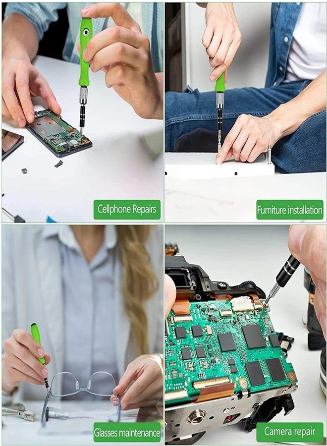 Sulfar 32 in 1 Interchangeble Multipurpose Mini Screwdriver Set Magnetic Slot Wrench Bits Repair Tools Kit Set Combination Screwdriver Set for Home Appliance,Laptop,Mobile,Computer - Image 3